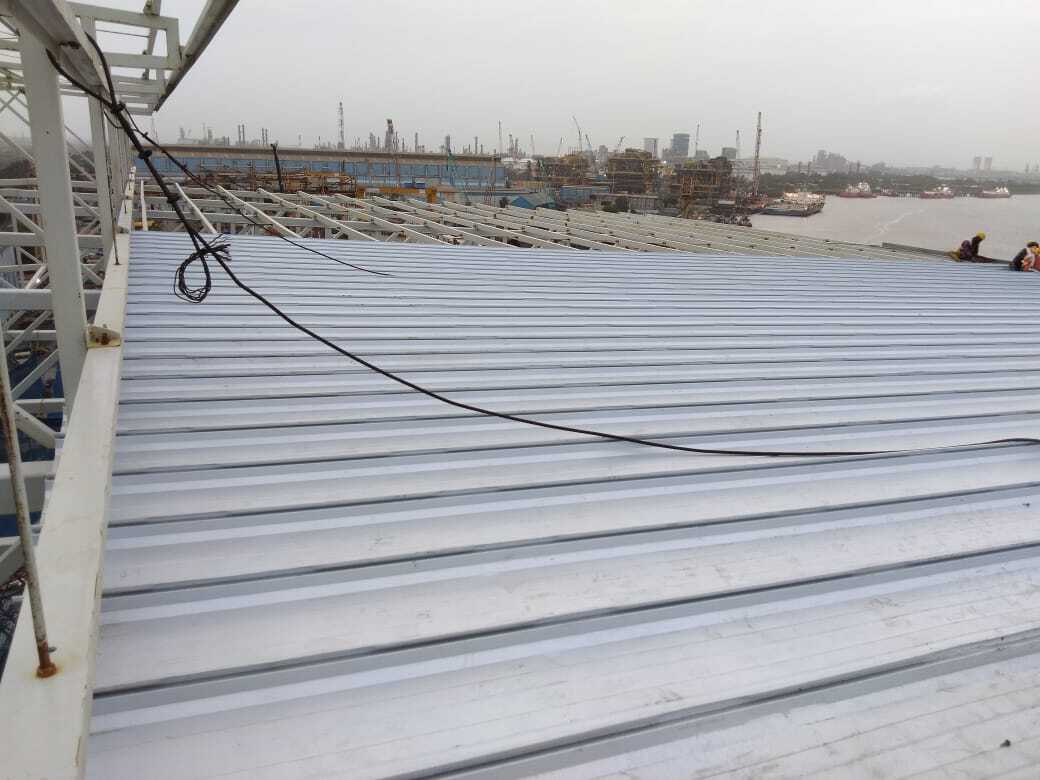 Architectural Kalzip standing seam roofing for IICC New Delhi: Specialized large-span aluminum building envelope by Rishonn & Reyansh for India's premier convention landmark.